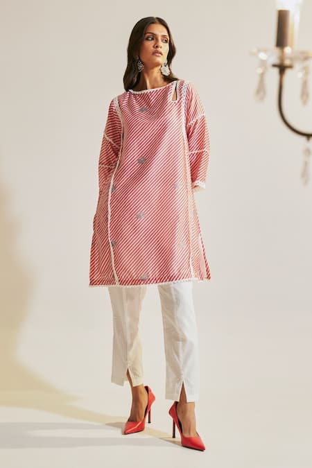 Sage Saga Pihu Printed Phiran Kurta & Palazzo Set 