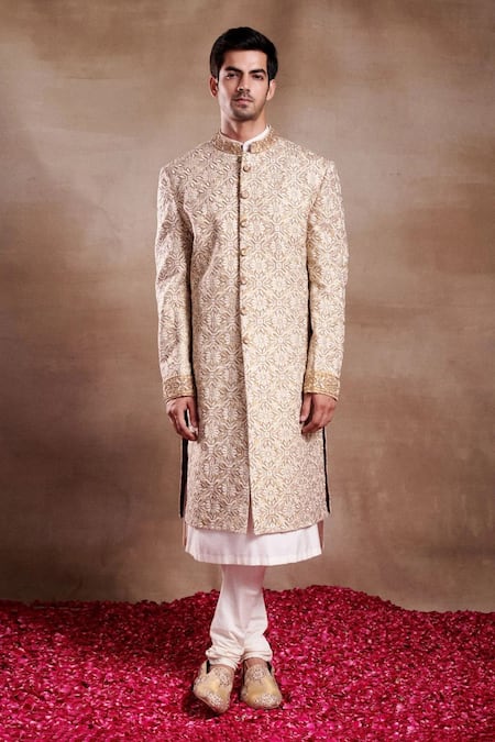 SHASHA GABA Vira Jaal Embroidered Sherwani 