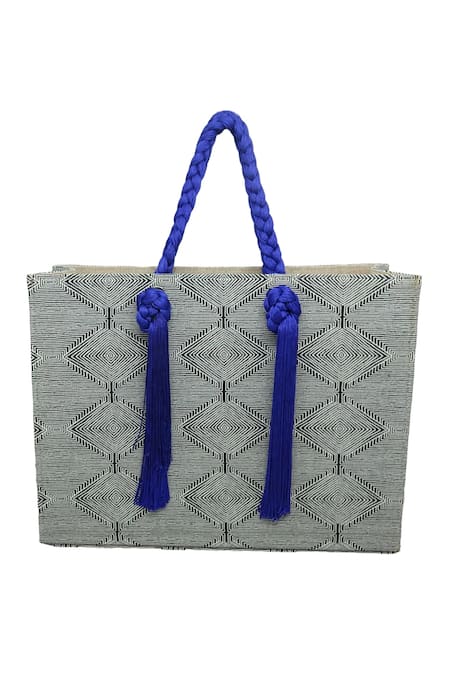 Geometric pattern tote discount bag