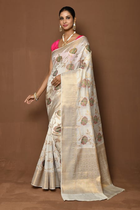 Samyukta Singhania Rose Bloom Saree 