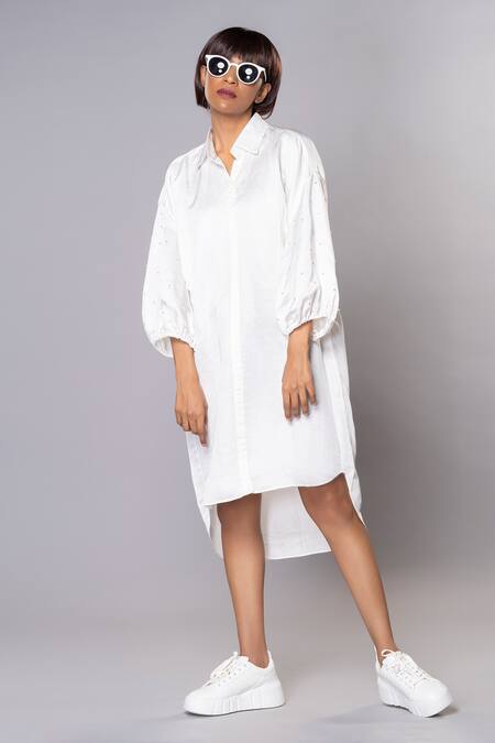 Buy Nuon by Westside White Shirt Dress for Online @ Tata CLiQ