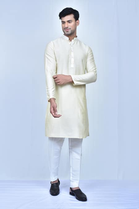 Arihant Rai Sinha Collar Embroidered Kurta Set 