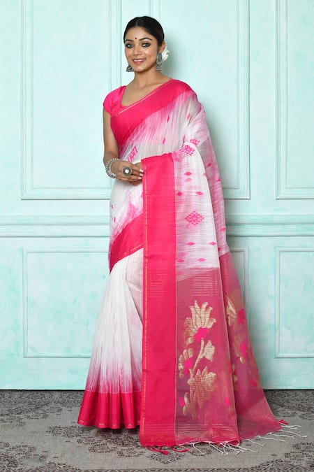 Samyukta Singhania Flower Pattern Saree 