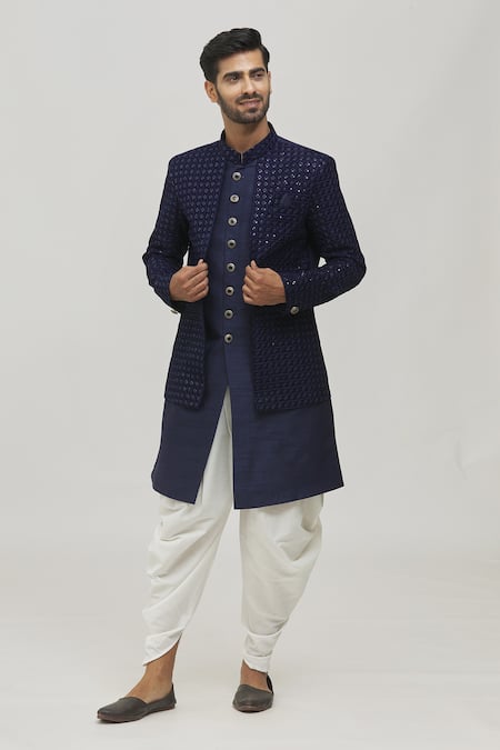 Arihant Rai Sinha Embroidered Sherwani Set 