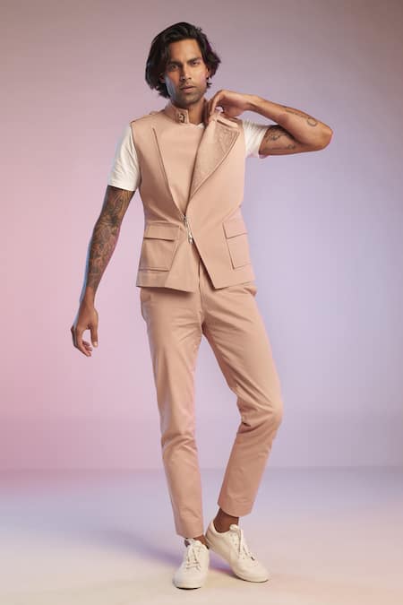 S&N by Shantnu Nikhil Cotton Waistcoat 