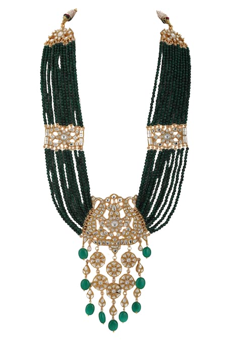 Riana Jewellery Beaded Pendant Long Mala 