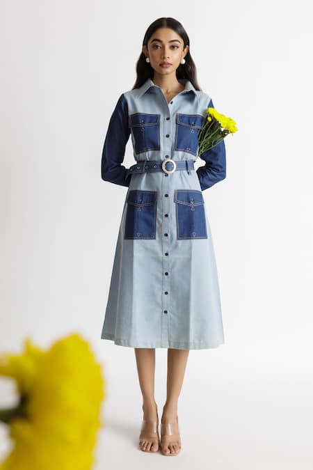 Veera Wear Denim Amaryllis Dress 