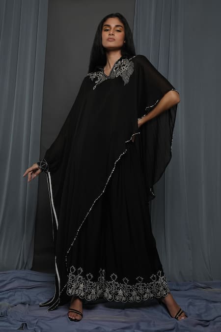 Krishna Mehta Chanderi Cape Tunic 