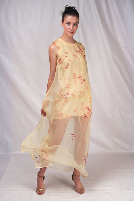 Seesa Organza Silk Layered Dress 