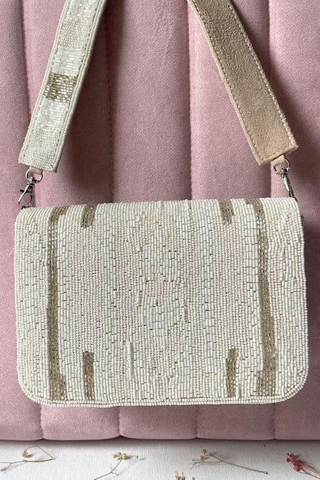 Kreivo By Vamanshi Damania Embellished Silk Bucket Bag 