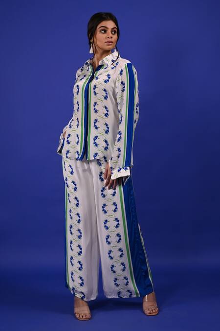 Rimi Nayak Floral Print Trouser 