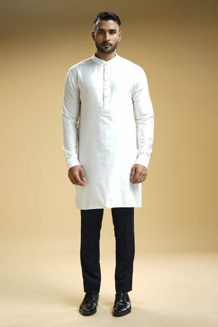 Kommal Sood Solid Kurta & Trouser Set 