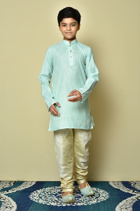 Arihant Rai Sinha Cotton Stripe Pattern Kurta 