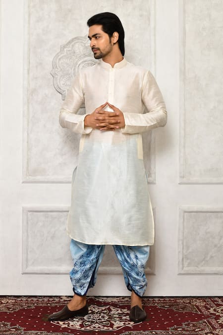 Arihant Rai Sinha Panelled Abstract Pattern Cowl Pant 