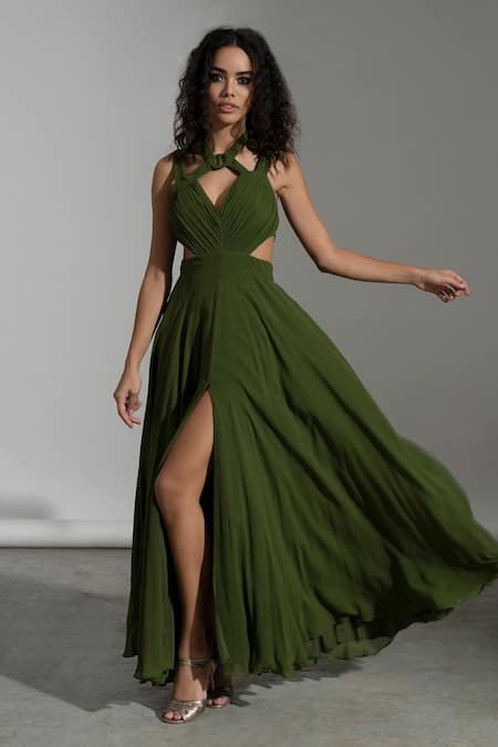 AMRTA by GUNEET KONDAL Cappadocia Cut-Out Gown 