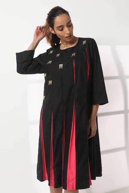 Studio Moda India Flurry Inverted Pleated Dress 