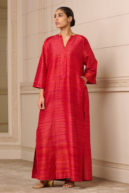 Tarun Tahiliani Handwoven Striped Tunic 