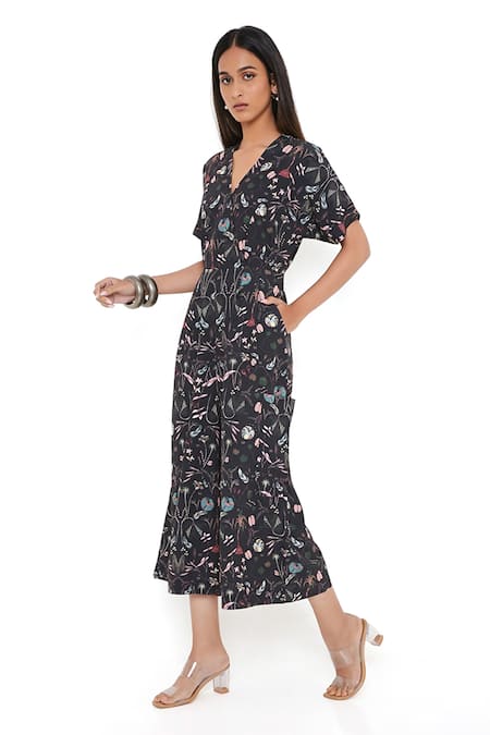 PS Pret by Payal Singhal Forest Print Jumpsuit 