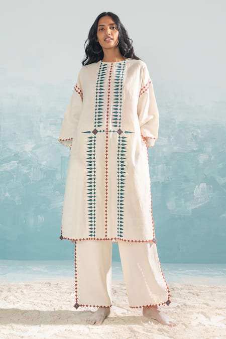 Ikai Nile Tribal Applique Kaftan 