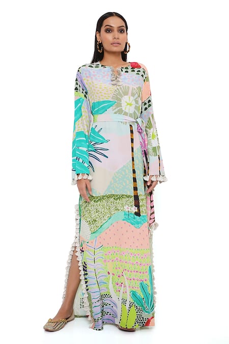 PS Pret by Payal Singhal Tropical Print Kaftan 