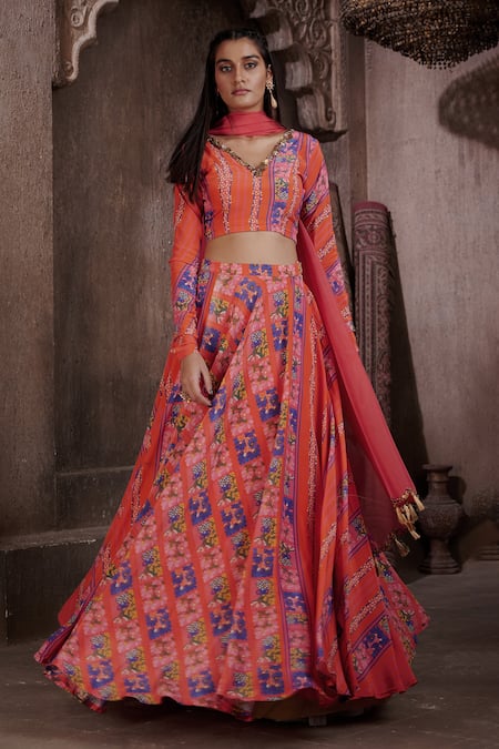 Charu and Vasundhara | Designer Sarees, Gowns, Lehengas | Aza Fashions