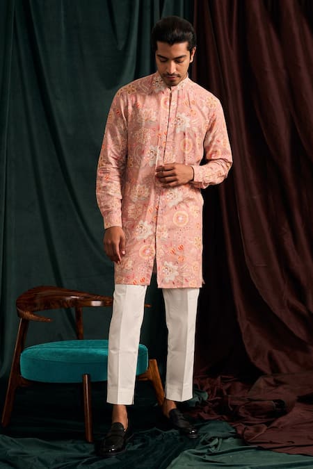 Project Bandi Floret Pattern Kurta Set 