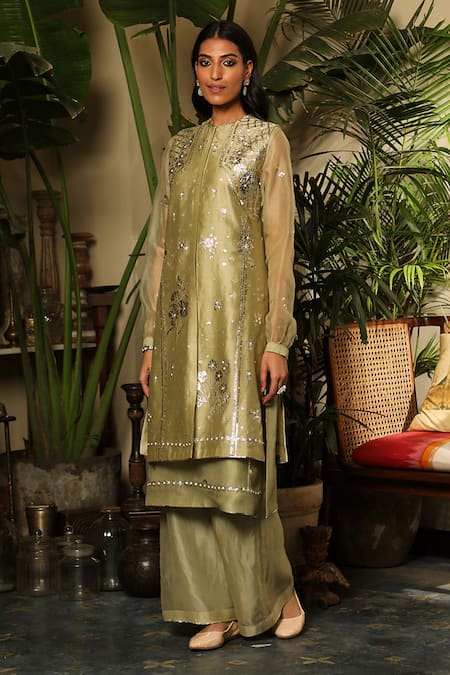 Sahil Kochhar Yaashi Sequin Embroidered Kurta 