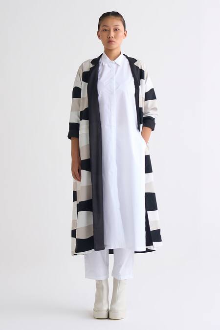 THREE Abstract Applique Work Jacket 