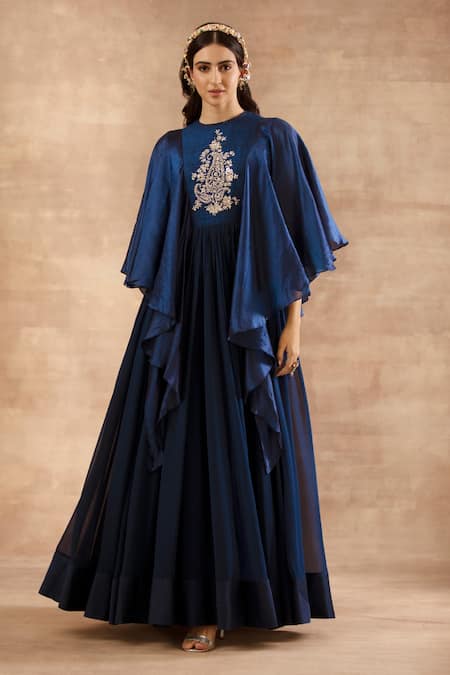 Jayanti Reddy Placement Embroidered Anarkali 