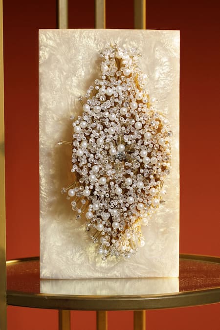 Shop Be Chic Gold Embellished Jaipur Box Clutch at Aza Fashions Shop_Be Chic_Gold Embellished Jaipur Box Clutch _at_Aza_Fashions