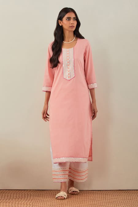 TIC Rozana Placket Embroidered Kurta 