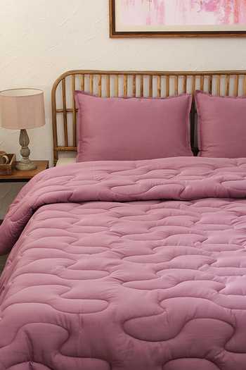 Buy House This Purple Cotton Plain Rhubarb Comforter at Aza Fashions Buy_House This_Purple Cotton Plain Rhubarb Comforter_at_Aza_Fashions