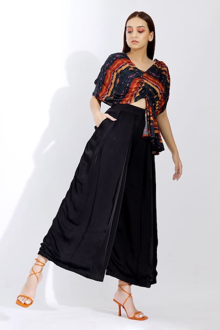 Studio Surbhi Draped Blouse & Pant Set 