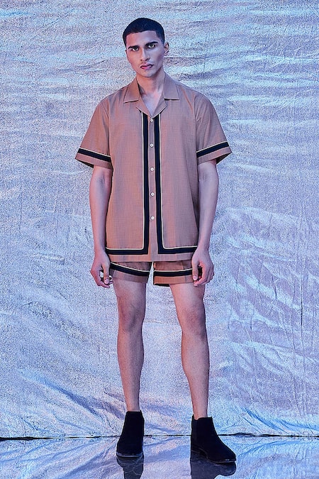 Line out line Solid Co-ord Set 