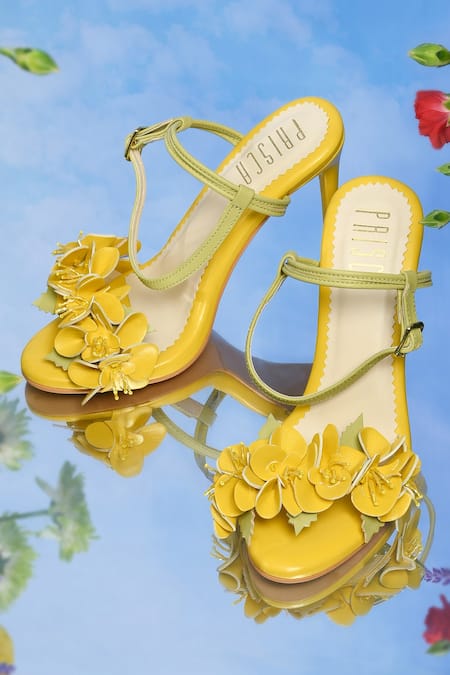 Satin Heel with Floral Detail, Wedding Shoes, Bridesmaids Heels