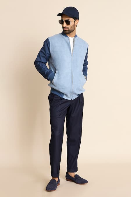 Zara Men's Navy Blue Bomber Jacket, Men's Fashion, Coats, Jackets and  Outerwear on Carousell