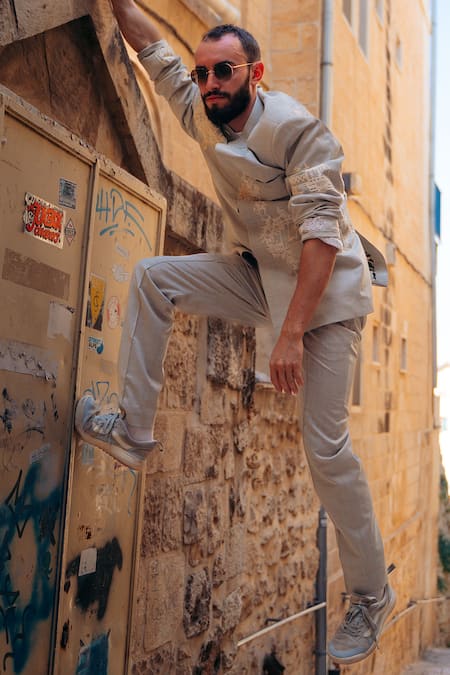 Sahil Kochhar Samuh Castle Embroidered Bandhgala 