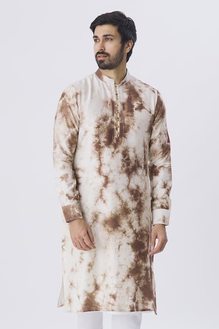 Gaurav Katta Chanderi Tie-Dye Kurta 