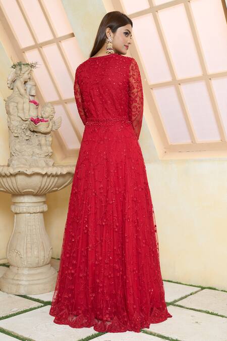 Buy Red Kurta Suit Sets for Women by ESTELA Online | Ajio.com