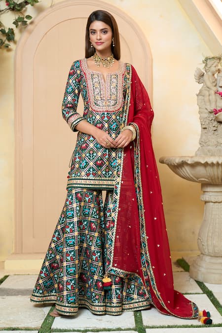 Amazon.com: STELLACOUTURE indian newest arrival sharara type heavy blooming  salwar suit for women with dupatta (2271-O) (X-small, Grey) : Clothing,  Shoes & Jewelry