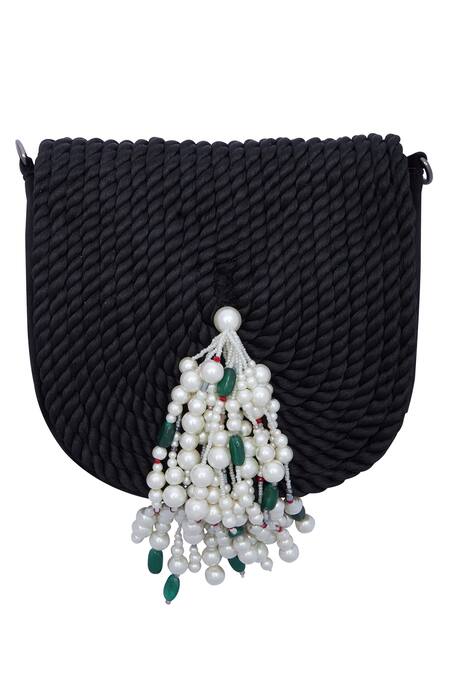 Buy Multi Color Embellished Sling Bag by Fuchsia Online at Aza Fashions.