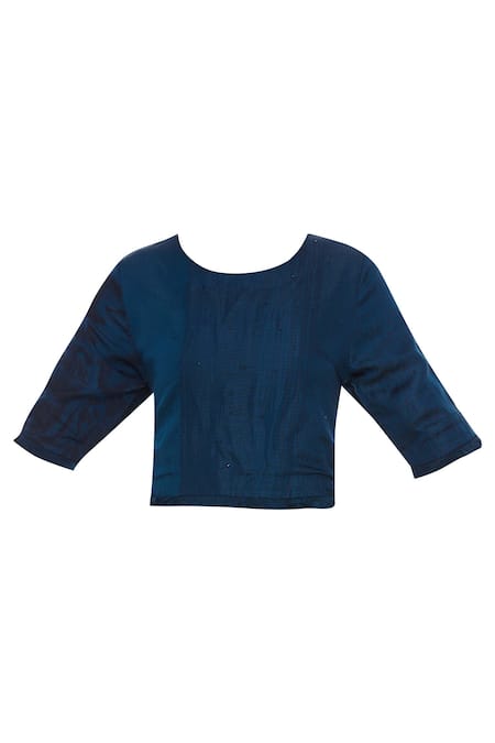 Shagun Manchanda Thread embroidered handcrafted blouse 