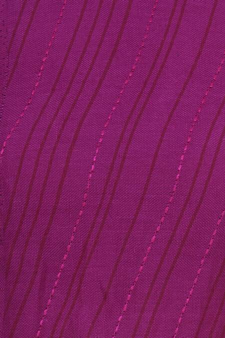 Buy_Shagun Manchanda_Pink Thread Embroidered Half Sleeves Blouse _Online_at_Aza_Fashions