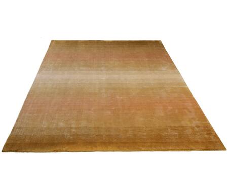 Shop Qaaleen Gold Viscose Silk Mocha Ombre Carpet at Aza Fashions Shop_Qaaleen_Gold Viscose Silk Mocha Ombre Carpet_at_Aza_Fashions