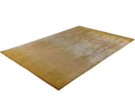 Qaaleen Gold Viscose Silk Mocha Ombre Carpet Online at Aza Fashions Qaaleen_Gold Viscose Silk Mocha Ombre Carpet_Online_at_Aza_Fashions