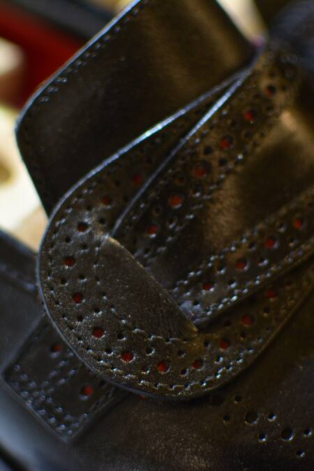 Shop_Oblum_Black Handcrafted Butterfly Loafers _Online_at_Aza_Fashions