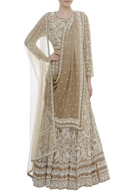 Rabani & Rakha Embroidered Bridal Lehenga Set 