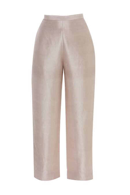 Buy_Anamika Khanna_Pink Thread Embroidered Kurta Set_Online_at_Aza_Fashions