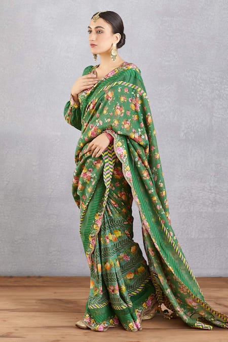 Buy Saree (Green) at Amazon.in