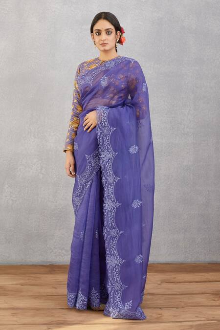 Torani Purple Organza Jamuni Yuvani Saree Online at Aza Fashions Torani_Purple Organza Jamuni Yuvani Saree _Online_at_Aza_Fashions
